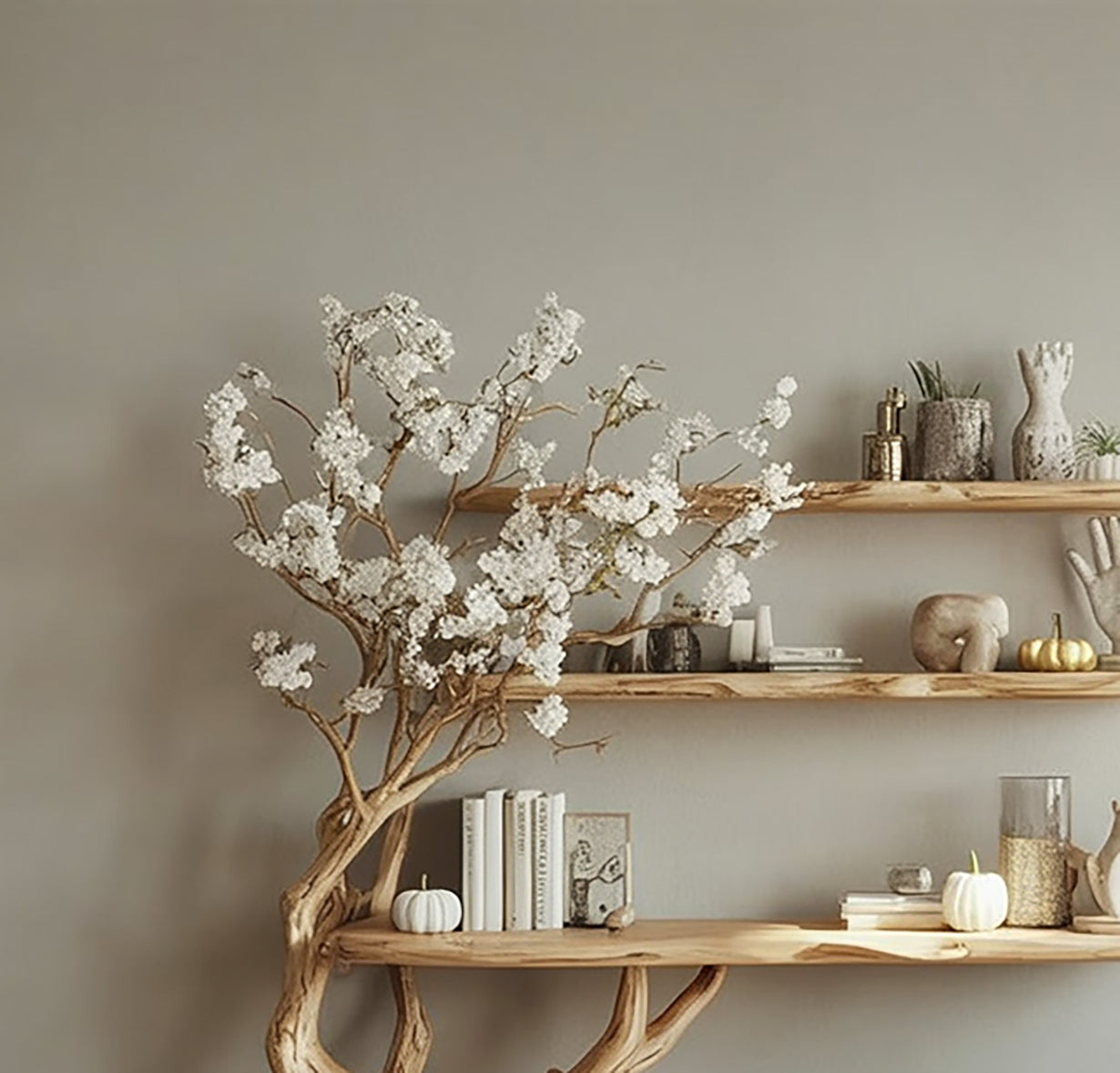 Houten Console Tafel & Kaptafel voor Woonkamer – Farmhouse Stijl