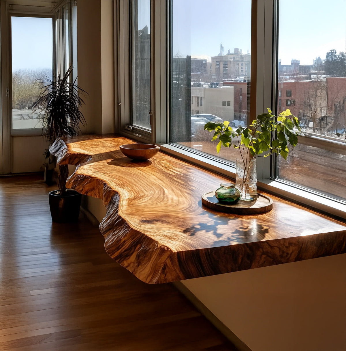 Gerecycled houten salontafel met landelijk ontwerp voor de woonkamer