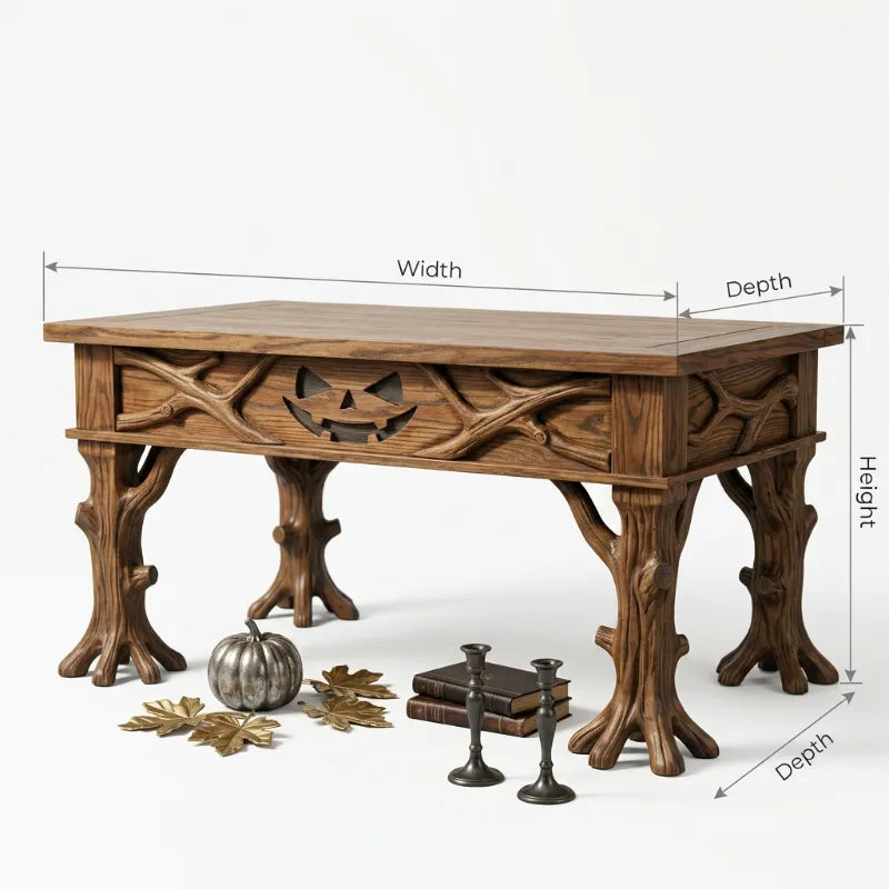 Boomwortel Salontafel met Reliëf - Massief Hout Zithoek
