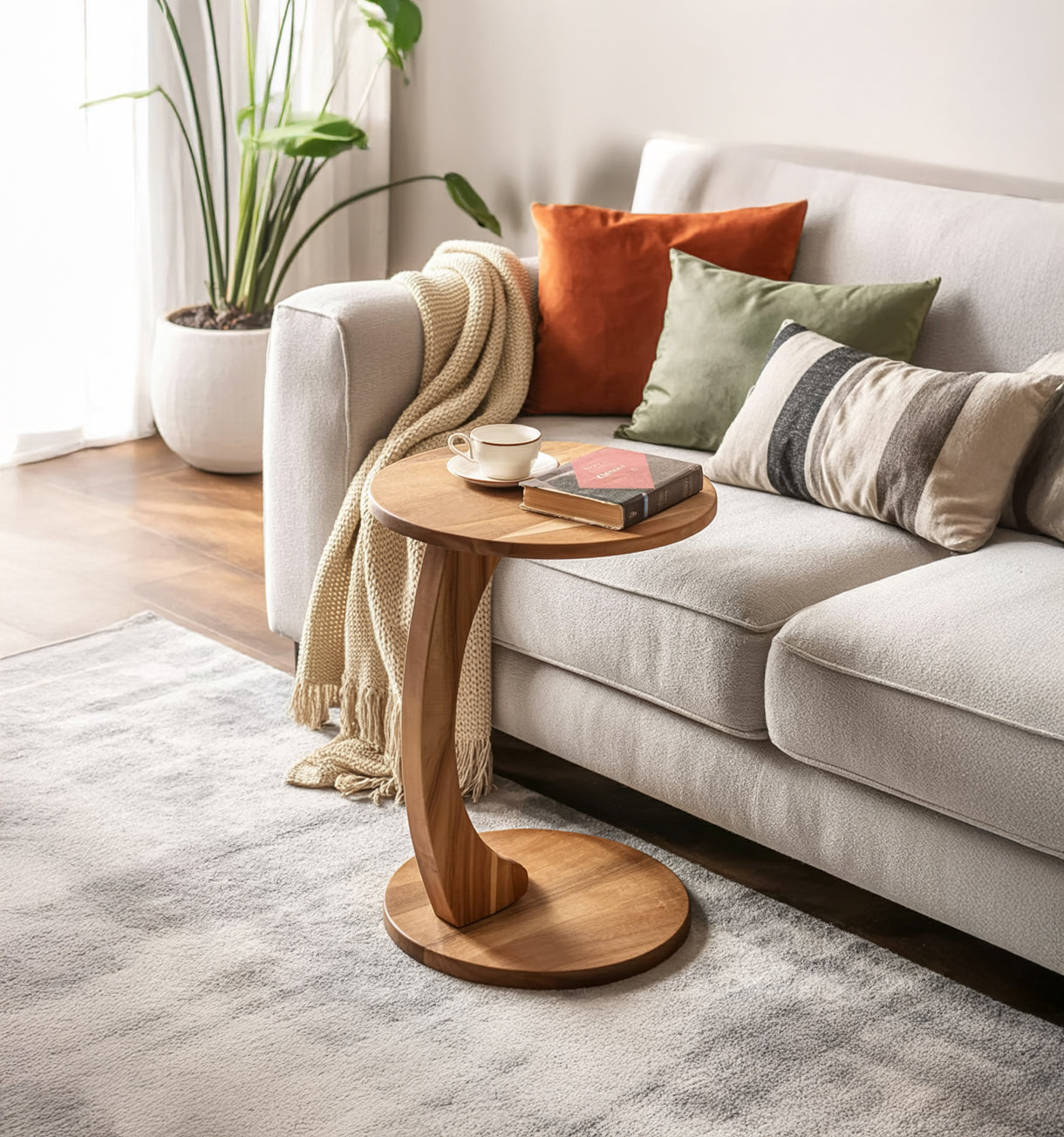 Rustieke Massief Houten Haltafel – Modern Farmhouse Stijl